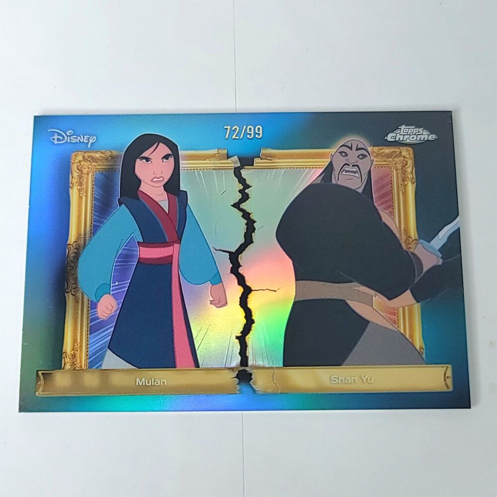 Mulan Shan Yu 2026 Topps Disney Neon Family First Rivals 72/99